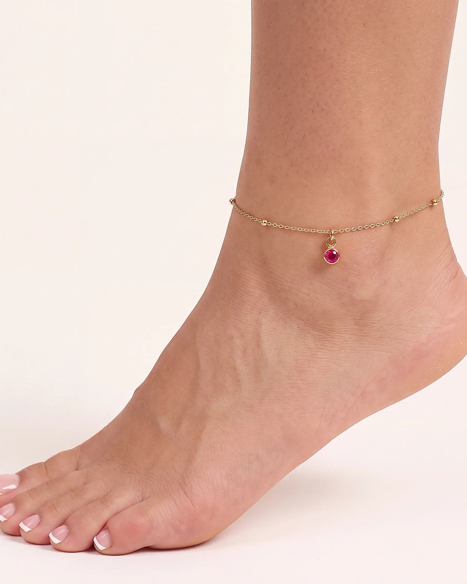 Birthstone Anklet | Any Month | HBD