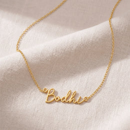 Bodhi Name Necklace | 18ct Gold, Silver & Vermeil | Ready to Ship