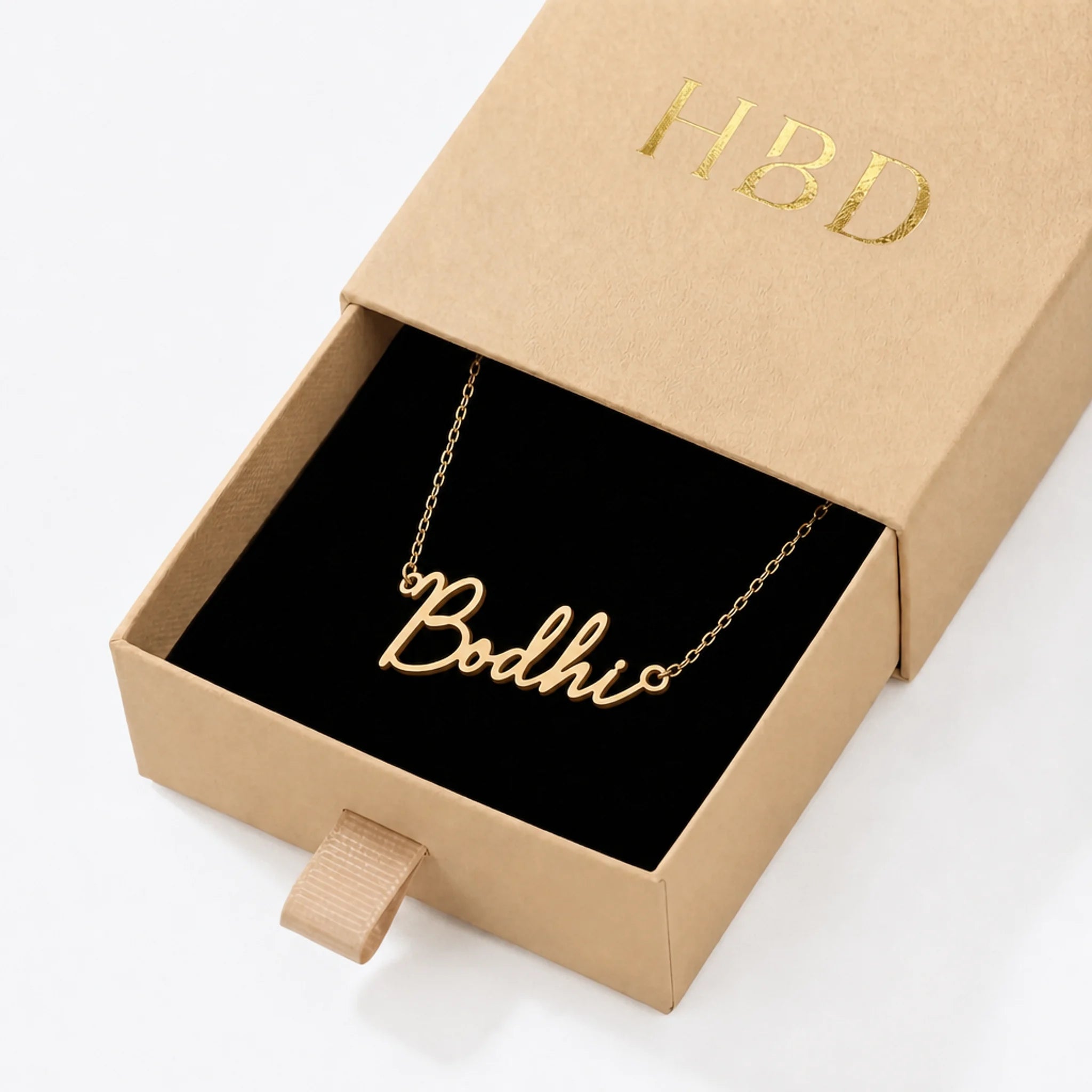 Bodhi Name Necklace | 18ct Gold, Silver & Vermeil | Ready to Ship