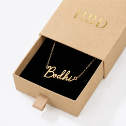 Bodhi Name Necklace | 18ct Gold, Silver & Vermeil | Ready to Ship