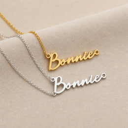 Bonnie Name Necklace | 18ct Gold, Silver & Vermeil | Ready to Ship