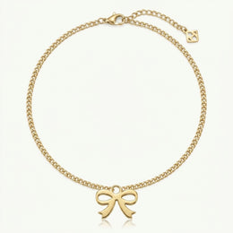 Bow Charm Necklace & Bracelet