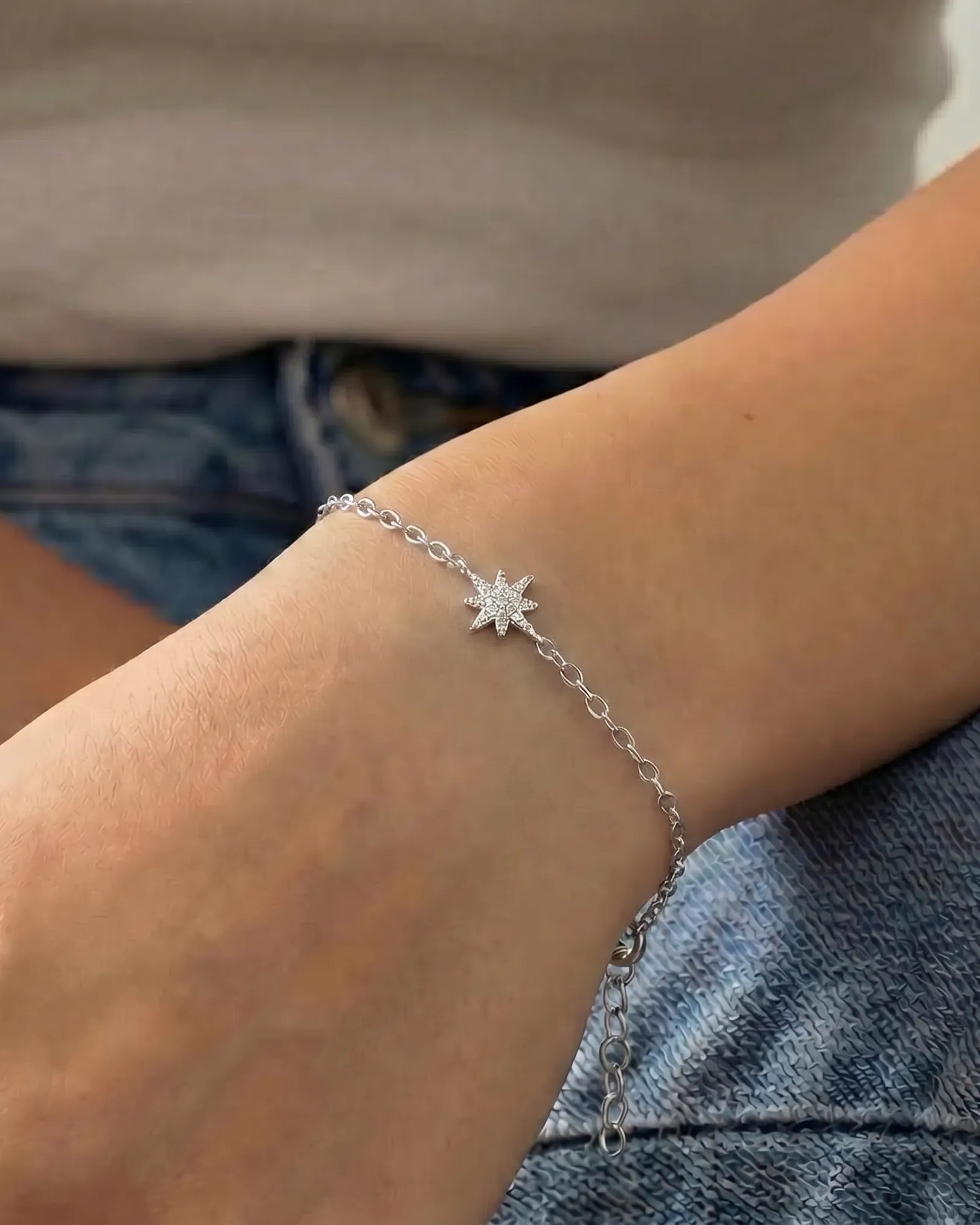 Bracelet Cubic Zirconia Star Bracelet HBD Cubic Zirconia Star Bracelet