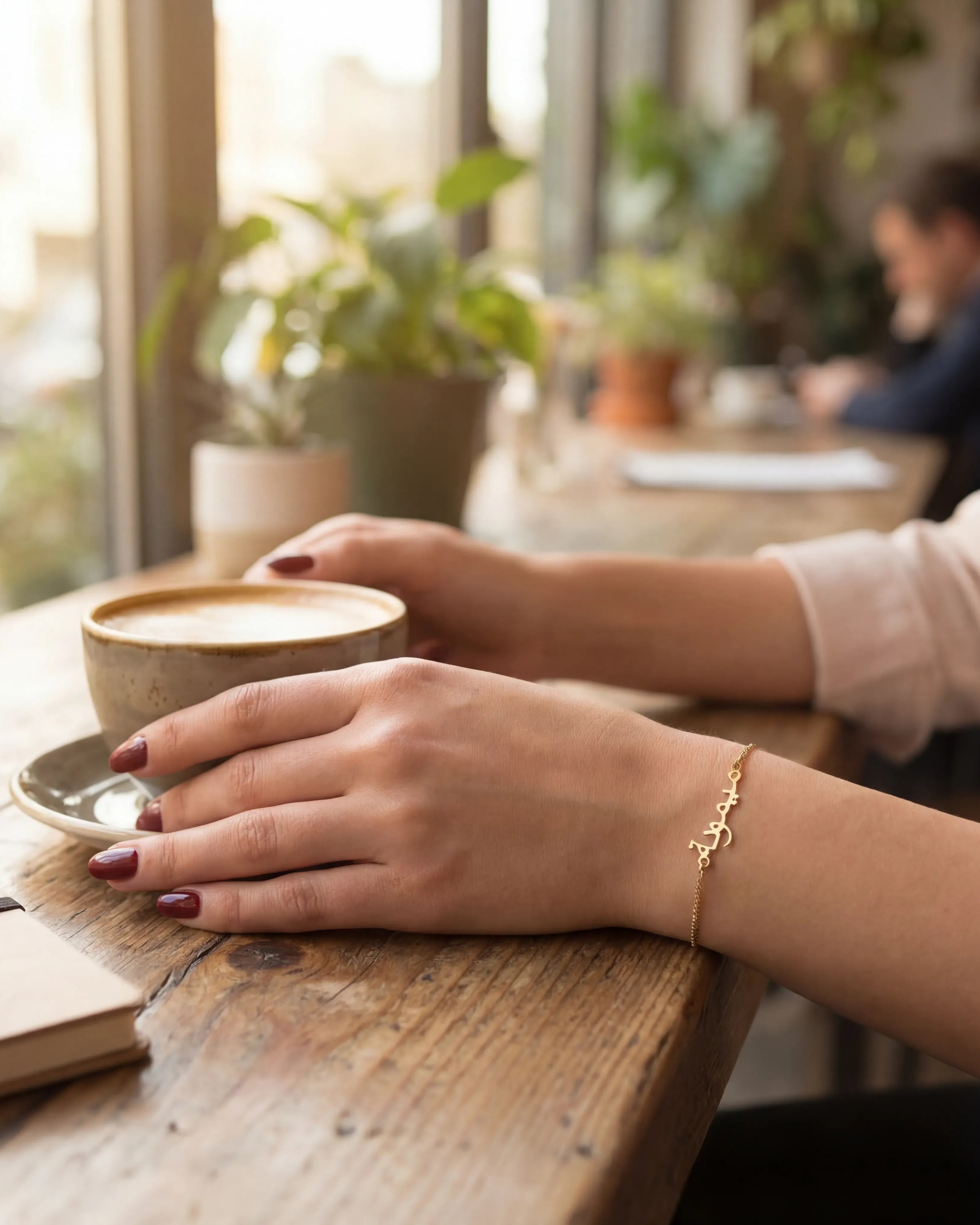Bracelet Personalised Arabic Name Bracelet HBD Personalised Arabic Name Bracelet