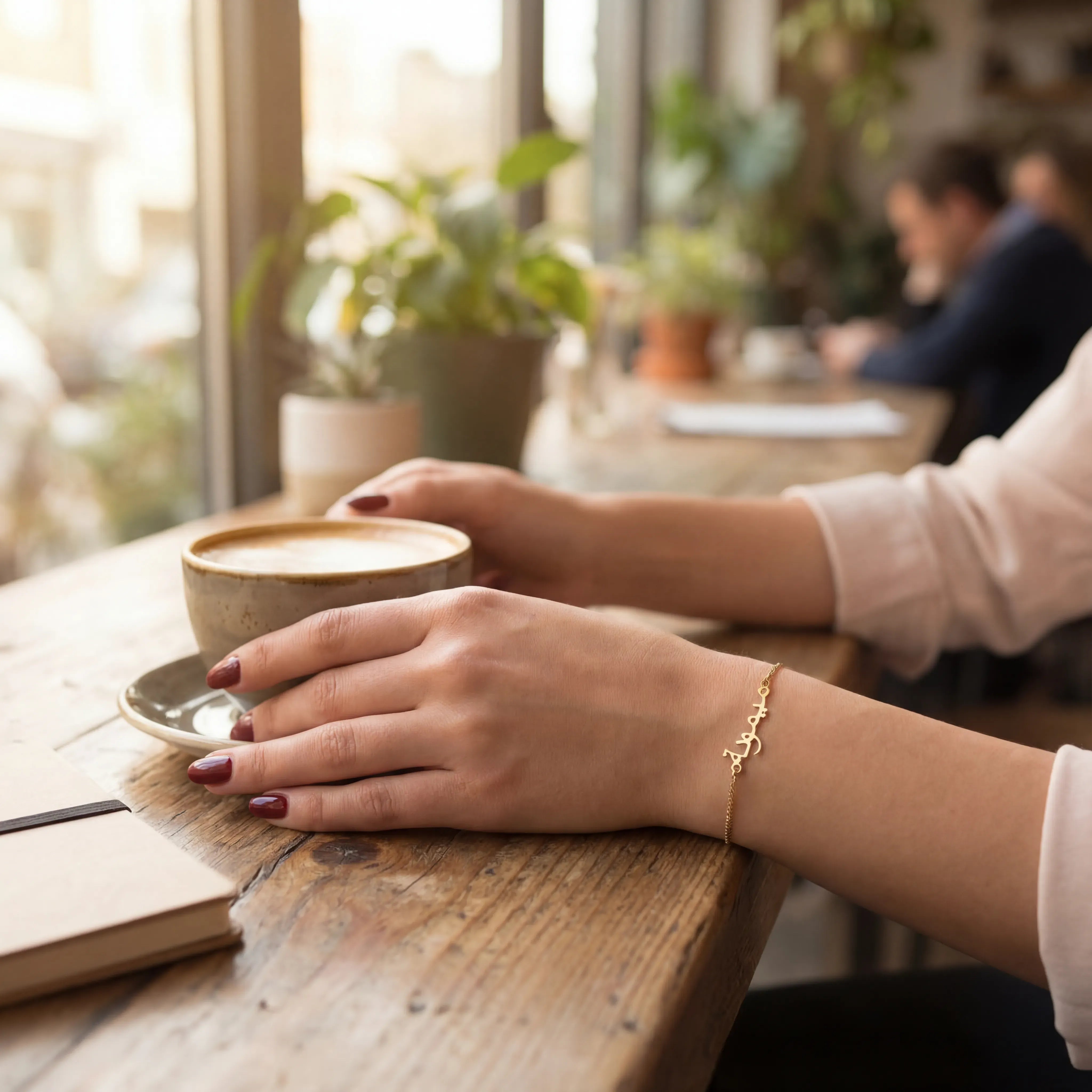 Bracelet Personalised Arabic Name Bracelet HBD Personalised Arabic Name Bracelet