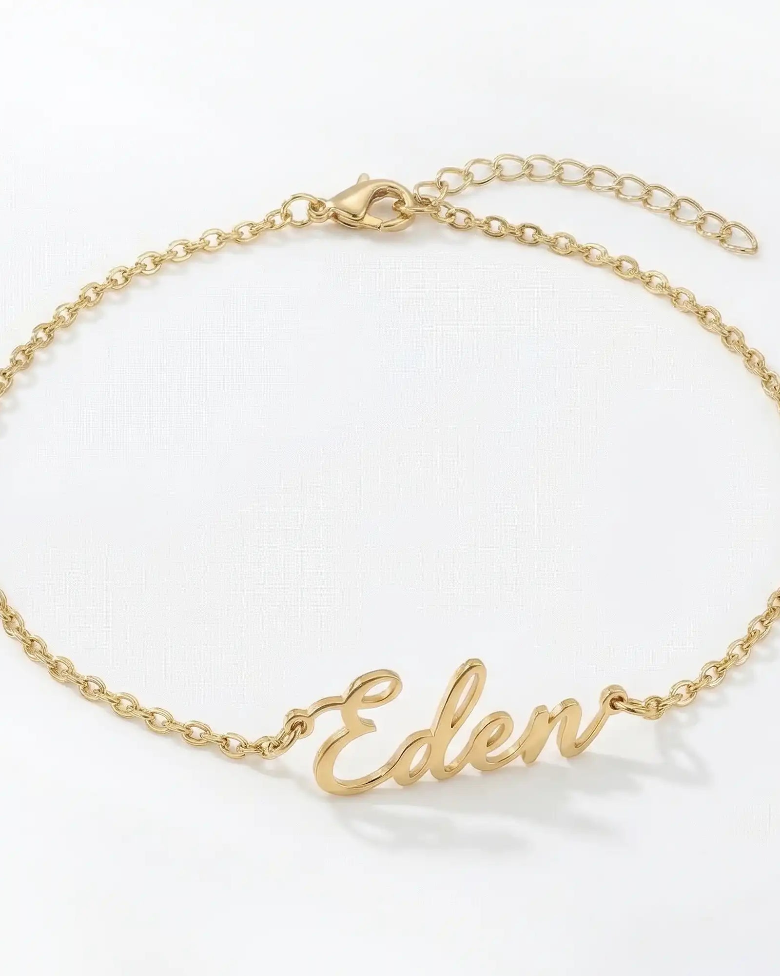 Bracelet Personalised Name Bracelet HBD Personalised Name Bracelet in Gold or Silver – Custom Bracelet Gift for Her - Font3