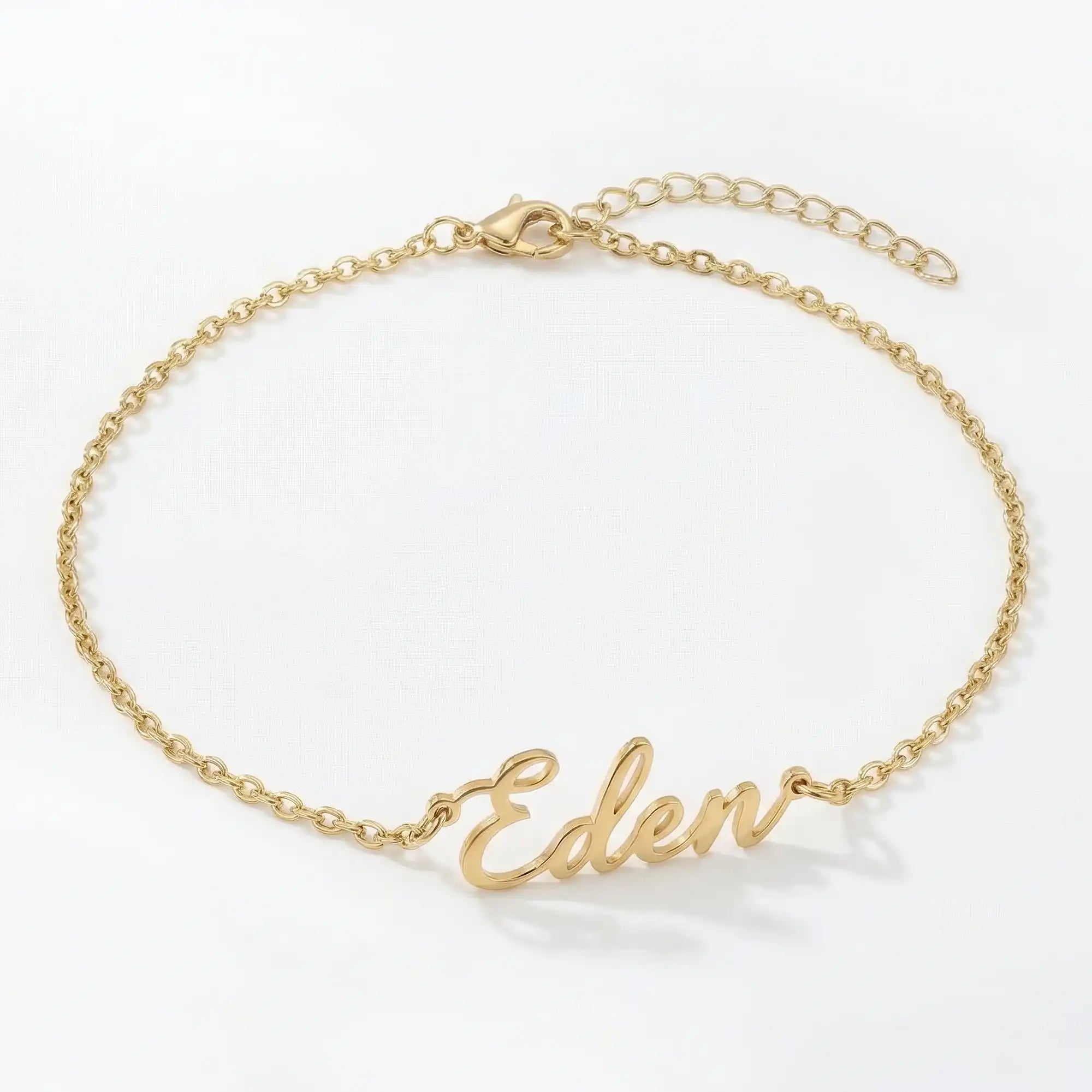 Bracelet Personalised Name Bracelet HBD Personalised Name Bracelet in Gold or Silver – Custom Bracelet Gift for Her - Font3