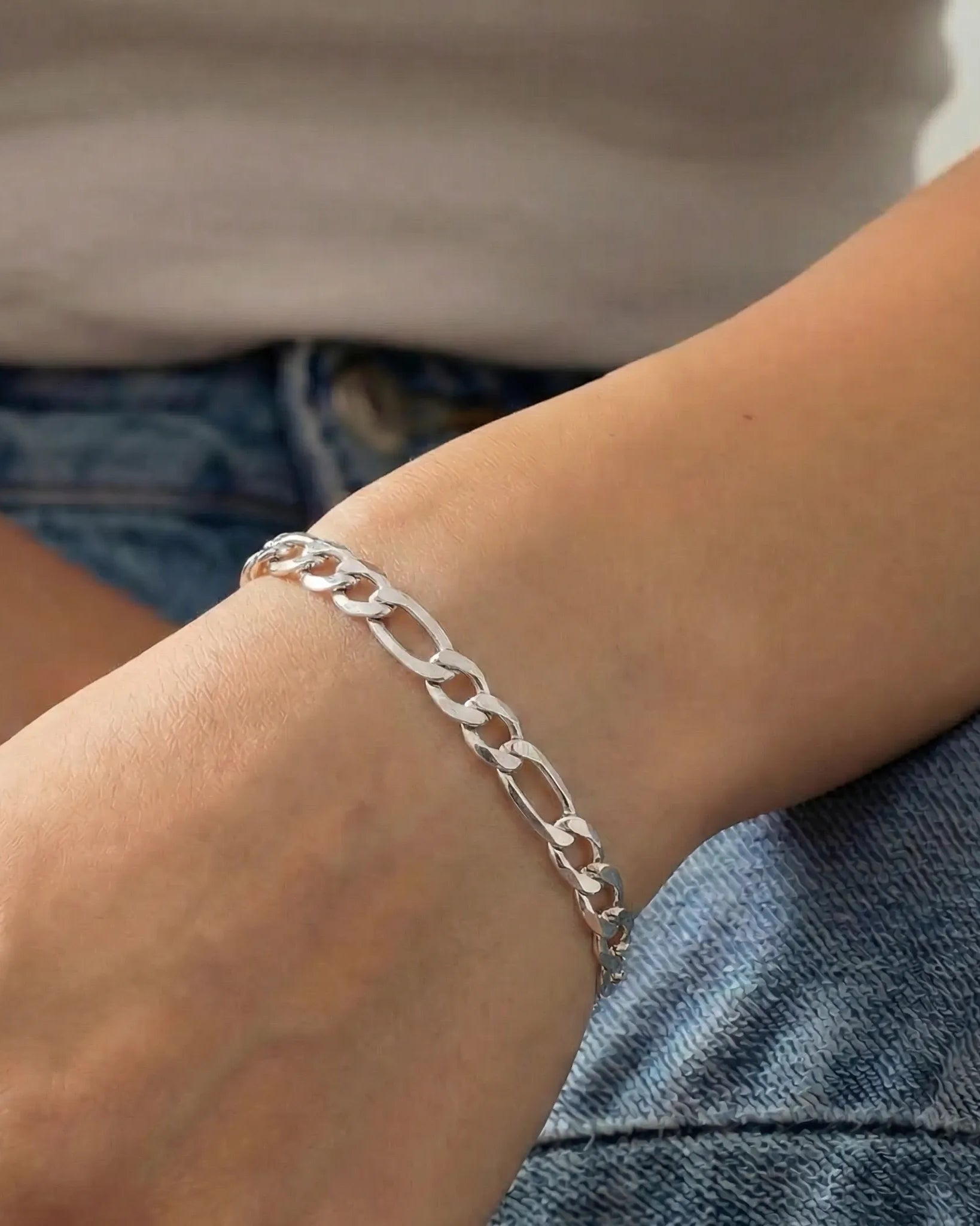 Bracelet Round & Oval Link Bracelet HBD Round & Oval Link Bracelet