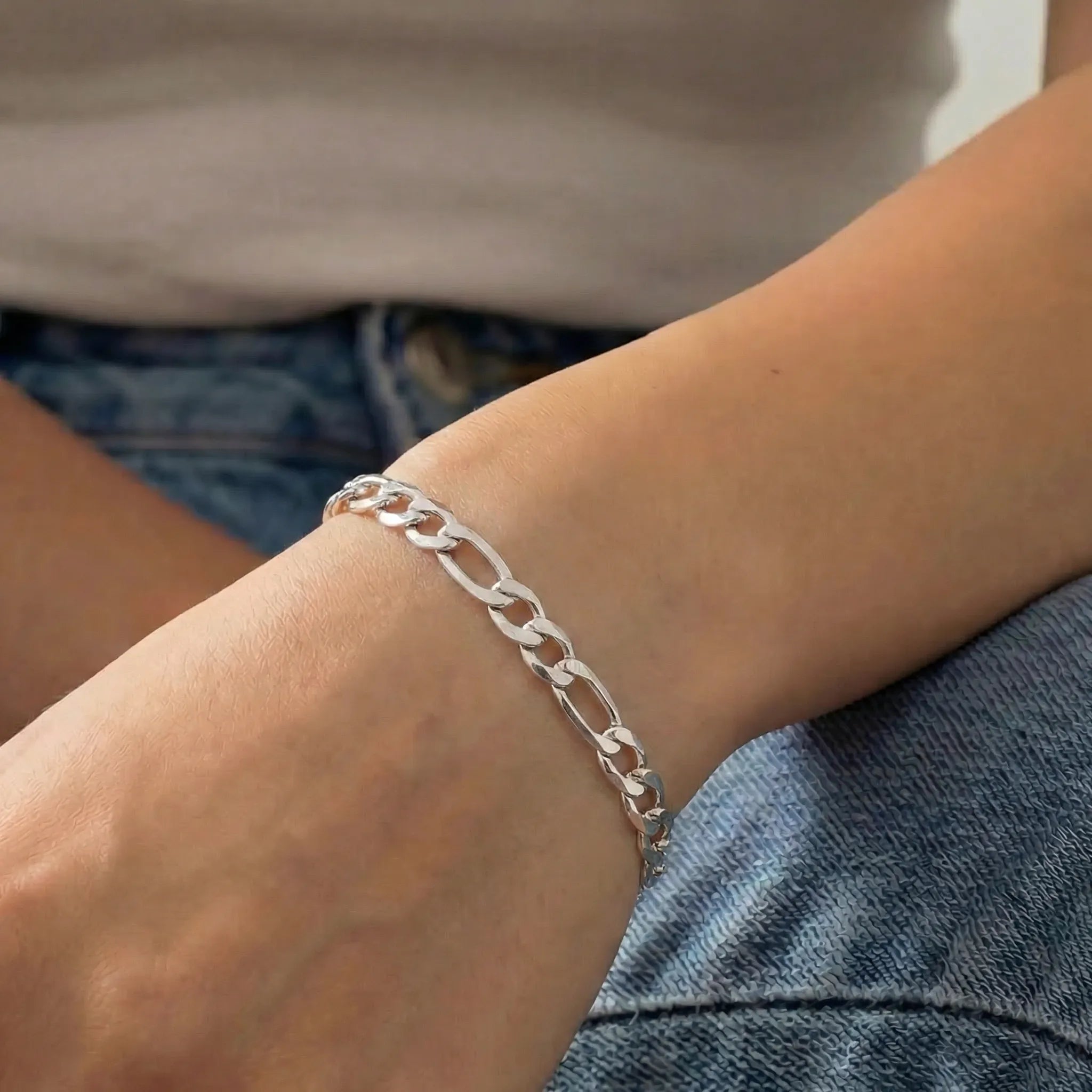 Bracelet Round & Oval Link Bracelet HBD Round & Oval Link Bracelet