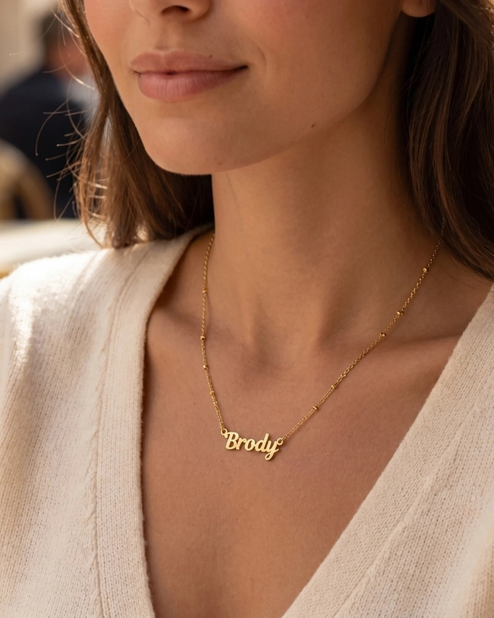Brody Name Necklace | 18ct Gold, Silver & Vermeil | Ready to Ship