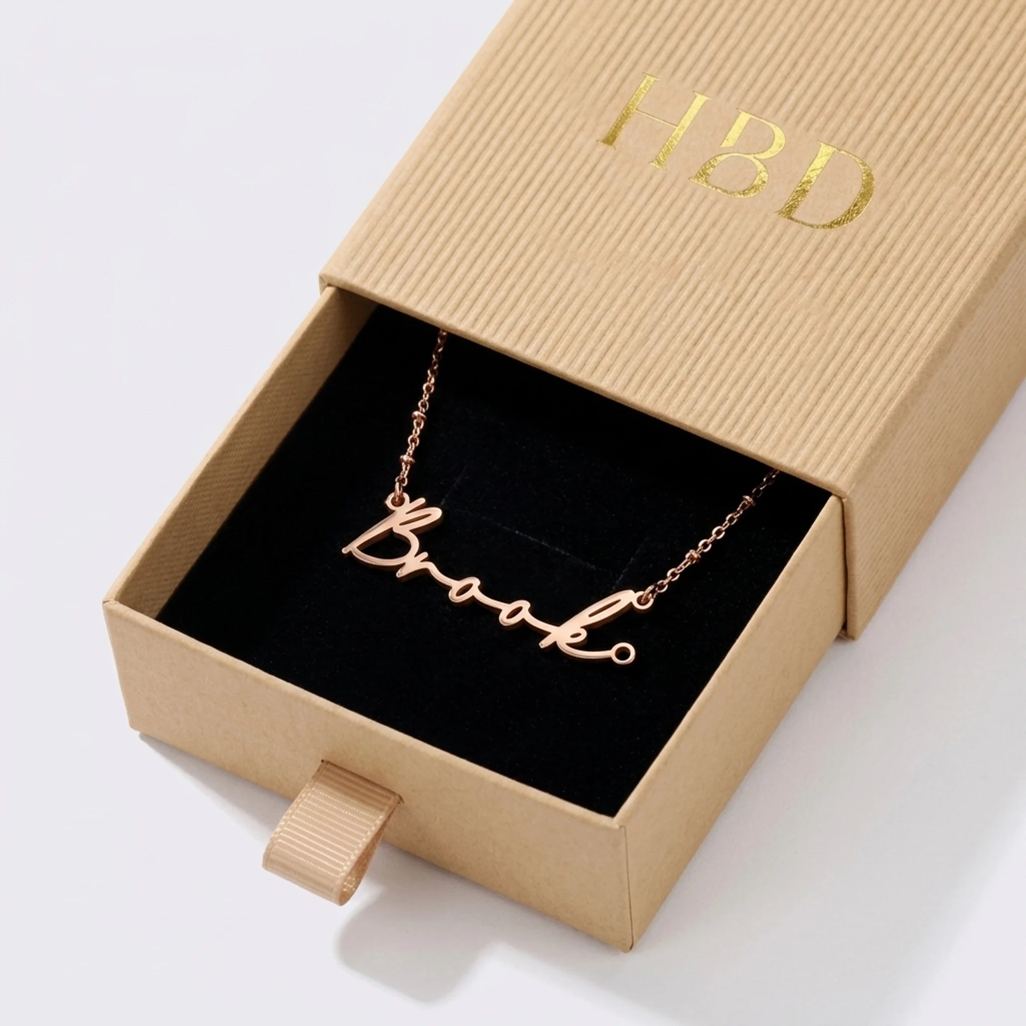 Brooke Name Necklace | 18ct Gold, Silver & Vermeil | Ready to Ship