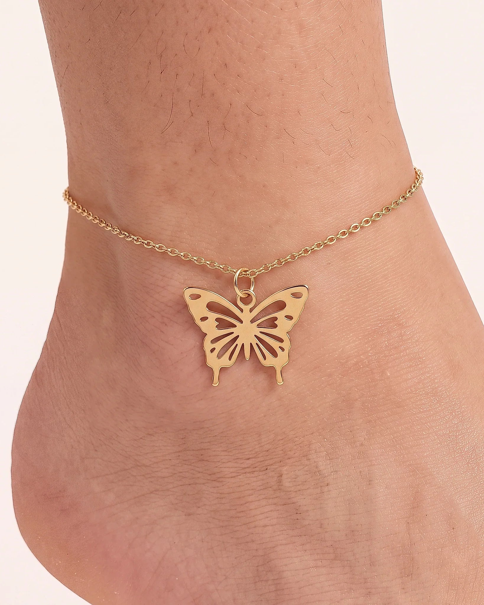 Butterfly Anklet | Gold or Silver | HBD