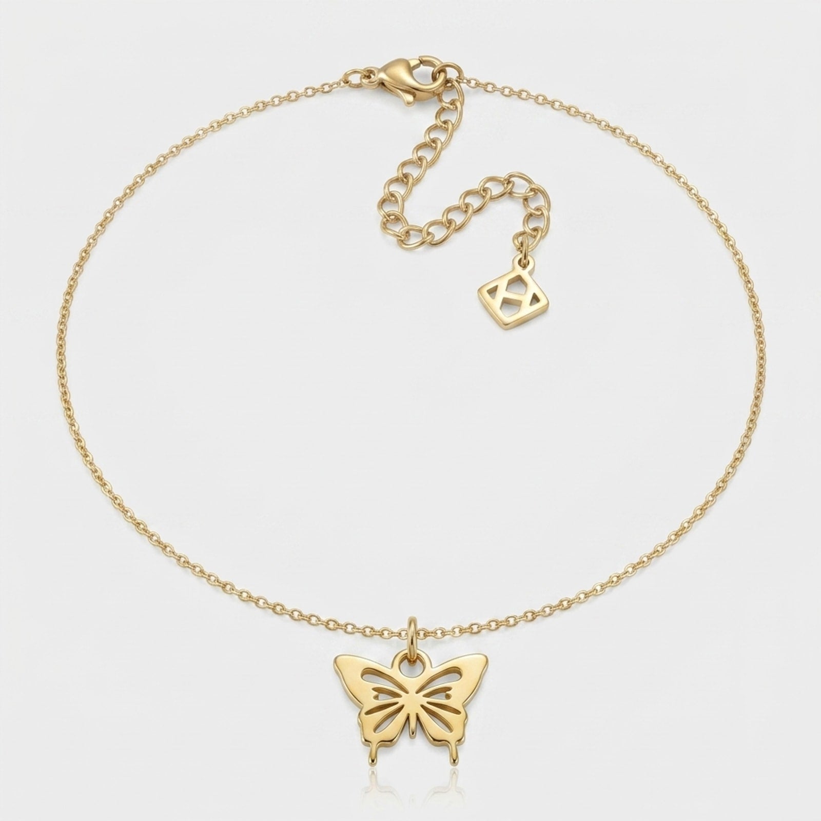 Butterfly Charm Necklace & Bracelet