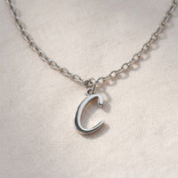 C Initial Necklace