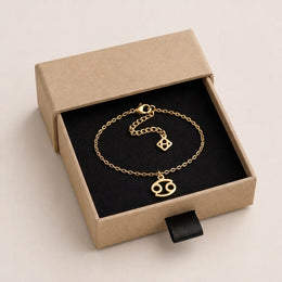Cancer Zodiac Bracelet | Star Sign Charm, Gold & Silver