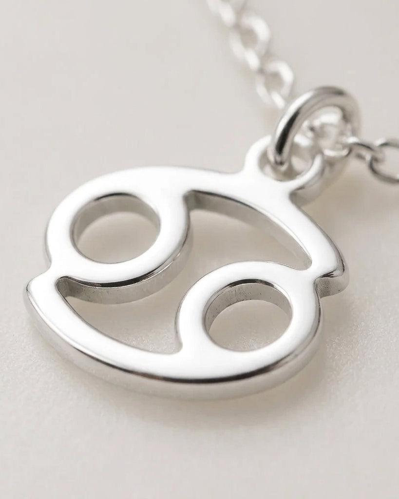 Cancer Zodiac Necklace | Star Sign Pendant, Gold & Silver