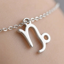Capricorn Zodiac Bracelet | Star Sign Charm, Gold & Silver