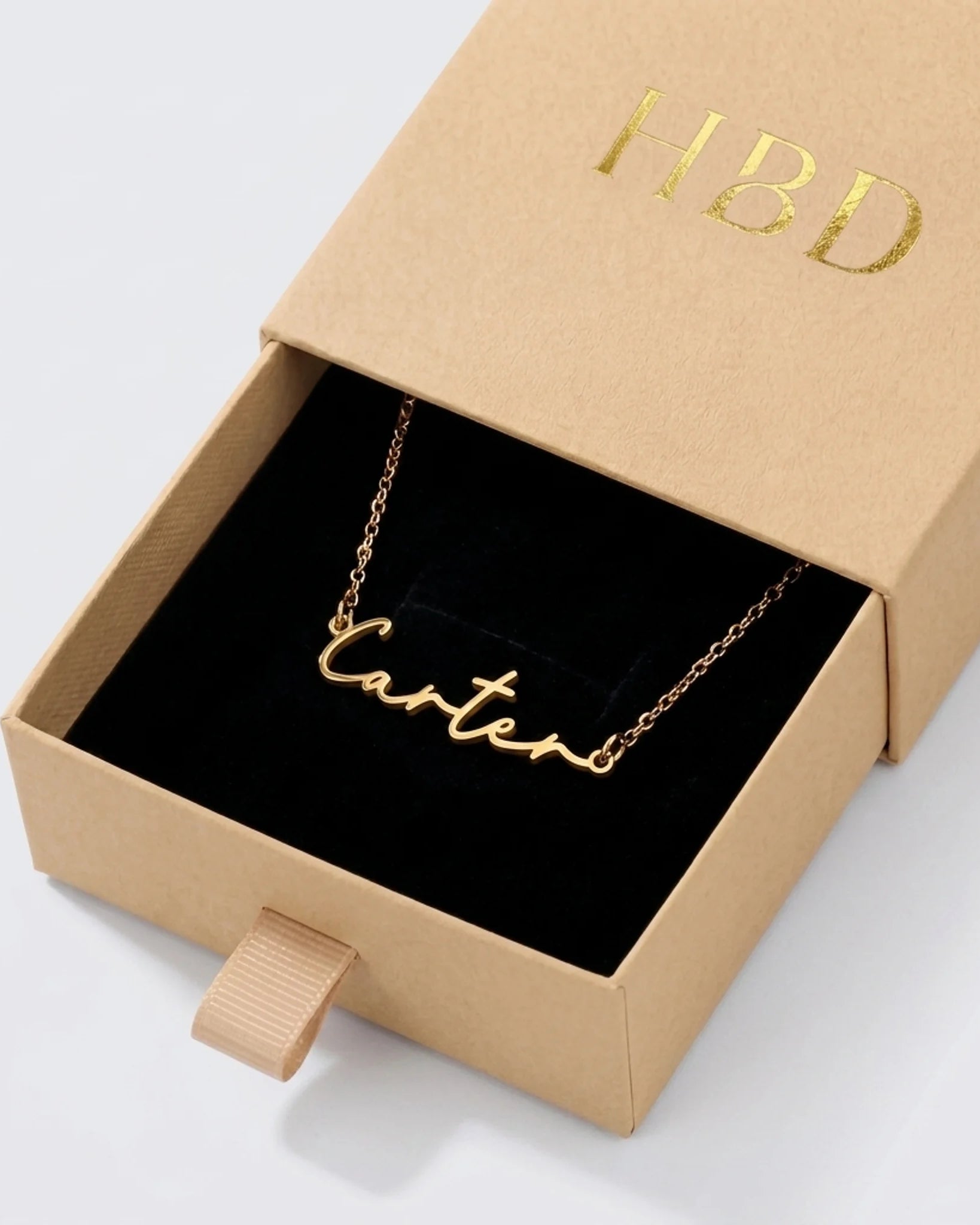 Carter Name Necklace | 18ct Gold, Silver & Vermeil | Ready to Ship