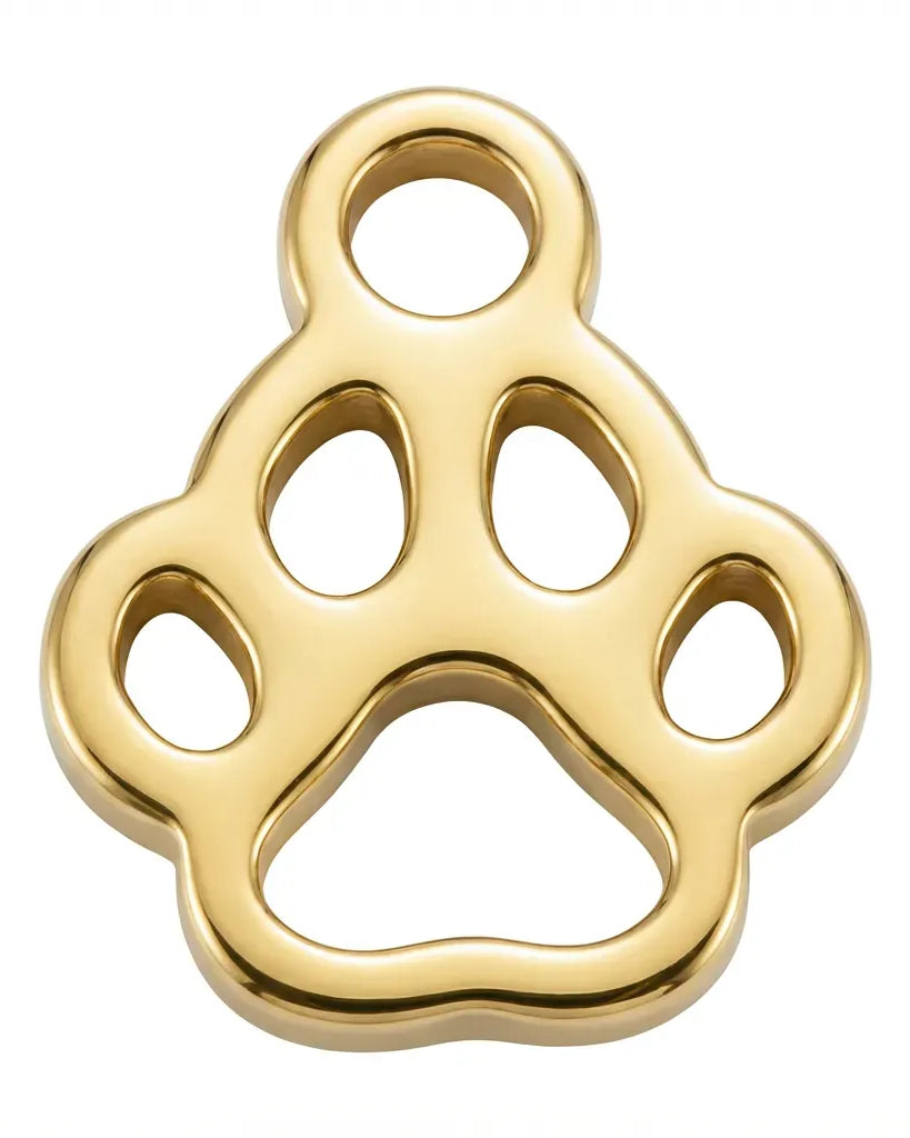 Paw | Gold or Silver Add-On Charm - HBD