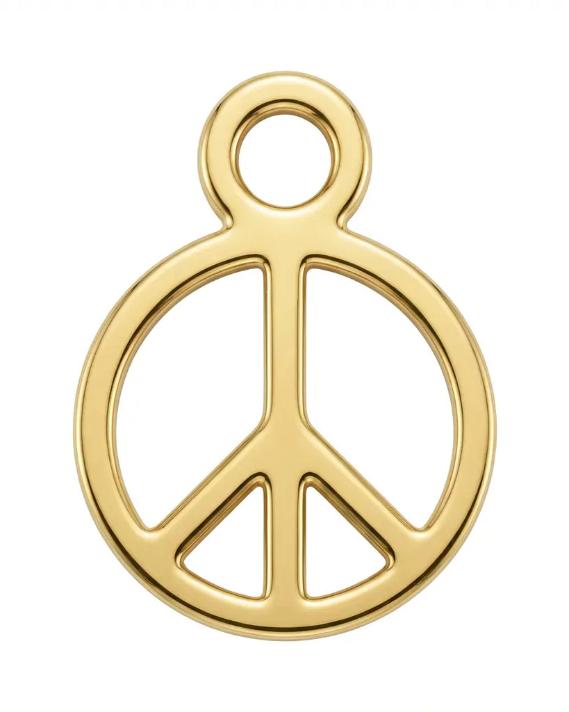 Peace Charm Necklace & Bracelet