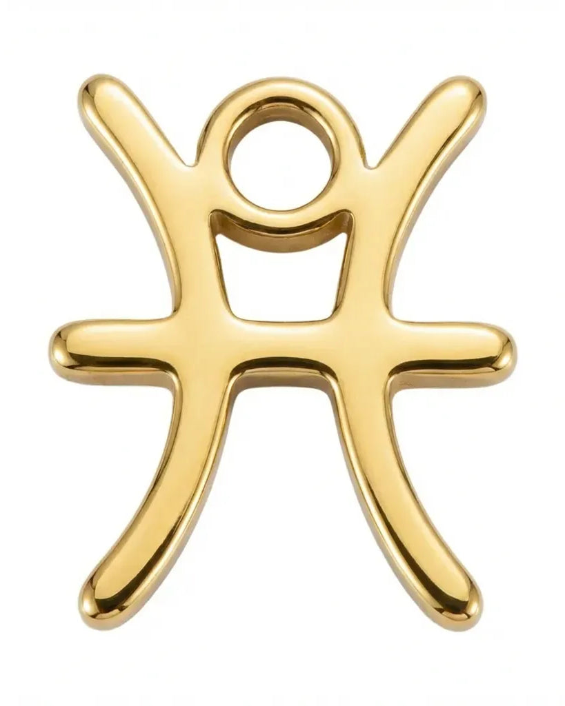 Gold Pisces Pendant