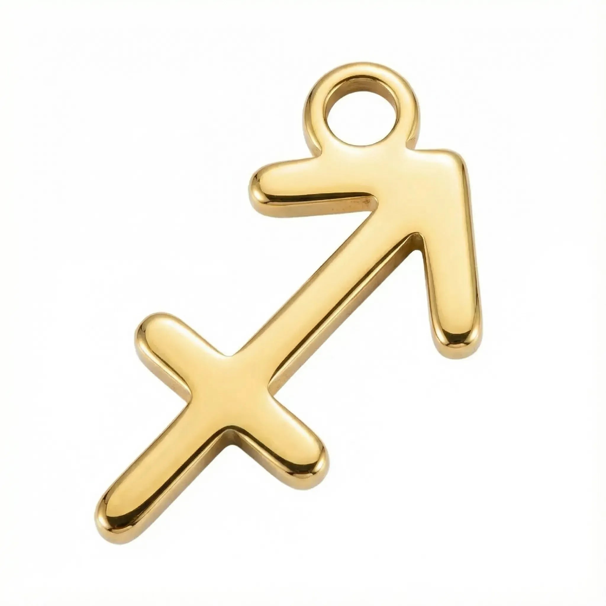 Charm Gold Sagittarius Zodiac Charm HBD Gold Sagittarius Zodiac Charm