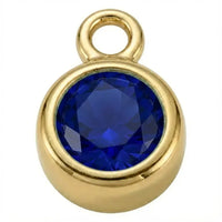 Sapphire Birthstone Charm