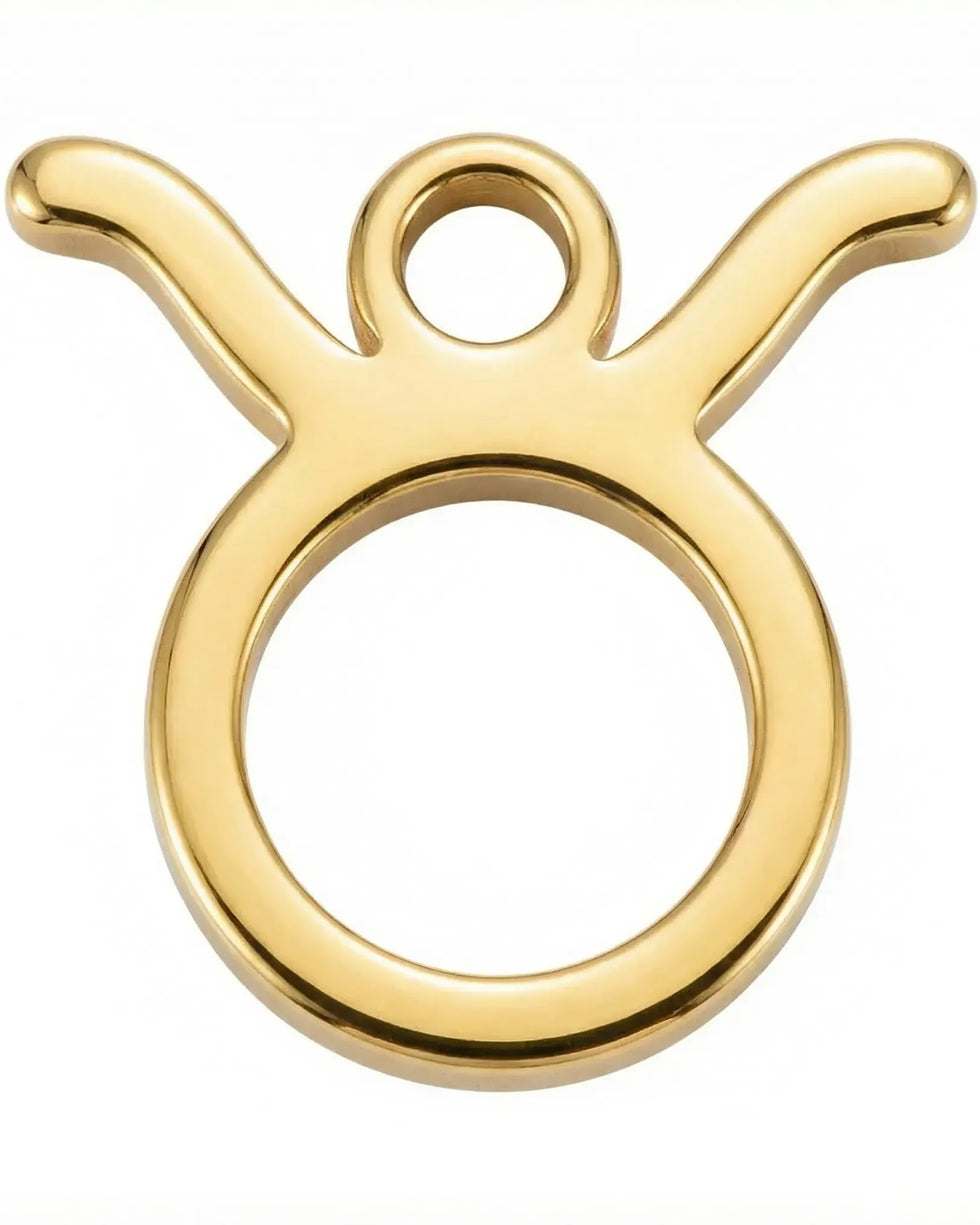 Gold Taurus Pendant