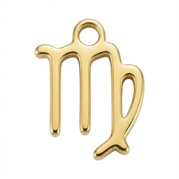 Virgo Zodiac Charm - gold