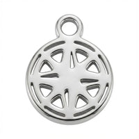 Silver Compass Pendant