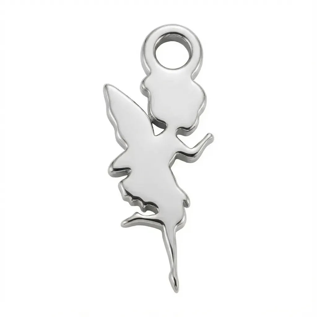 Charm Silver Fairy Kids Symbol Charm Noa & Nellie Silver Fairy Kids Symbol Charm