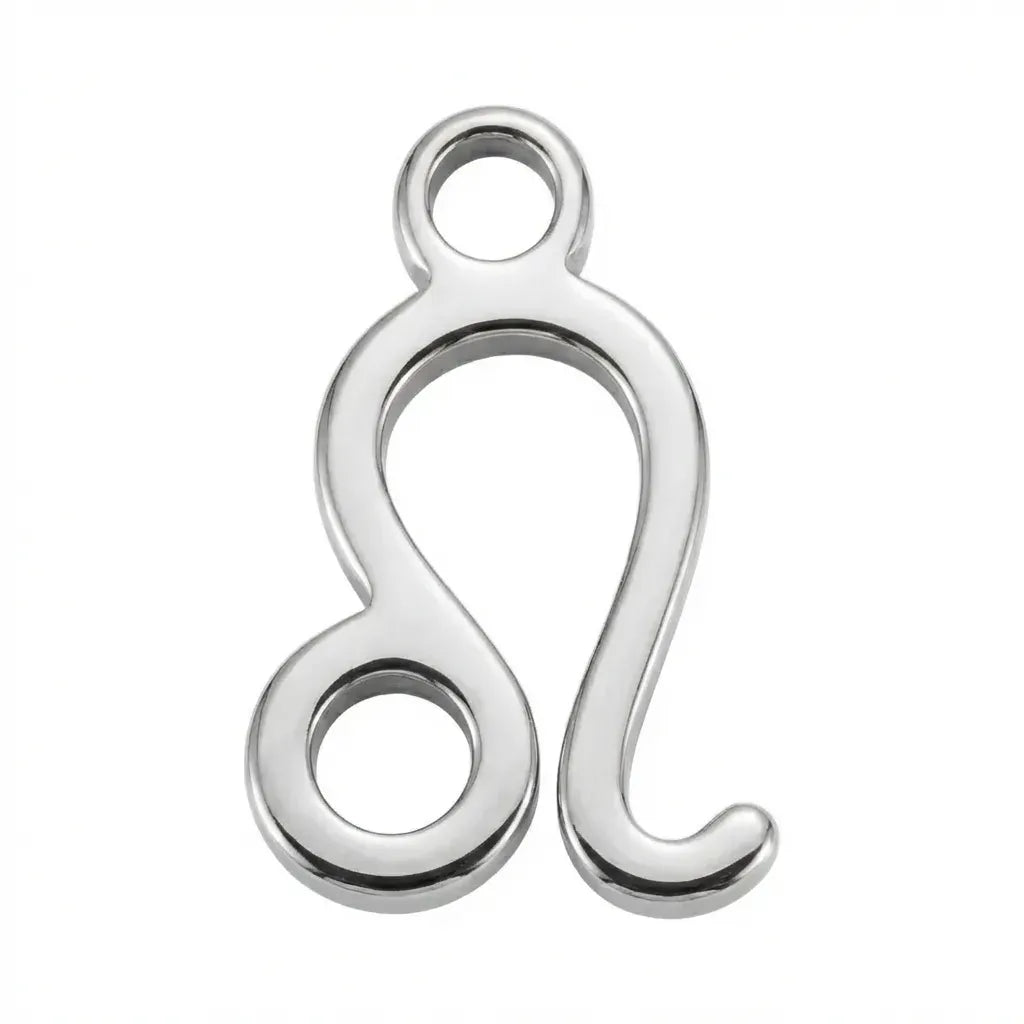Charm Silver Leo Zodiac Charm HBD Silver Leo Zodiac Charm