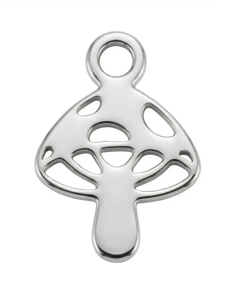 Charm Silver Mushroom Kids Symbol Charm Noa & Nellie Silver Mushroom Kids Symbol Charm
