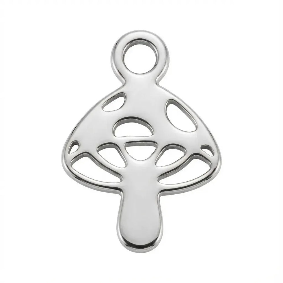 Kids Mushroom | Gold or Silver Add-On Charm - HBD