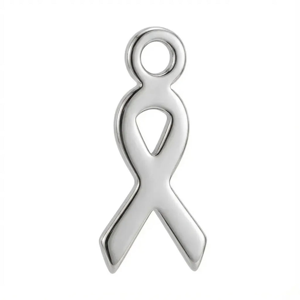 Ribbon | Gold or Silver Add-On Charm - HBD