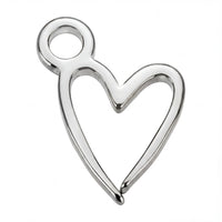 Silver Signature Heart Pendant