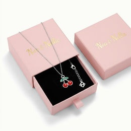 Cherry Charm Necklace & Bracelet