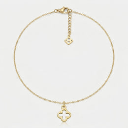 Clover Charm Necklace & Bracelet