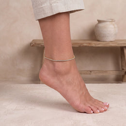 Tennis Anklet | Cubic Zirconia | HBD