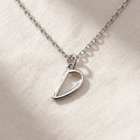 D Initial Necklace
