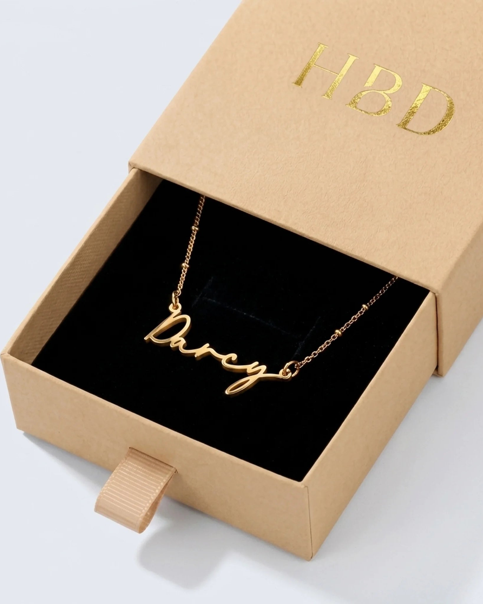 Darcy Name Necklace | 18ct Gold, Silver & Vermeil | Ready to Ship