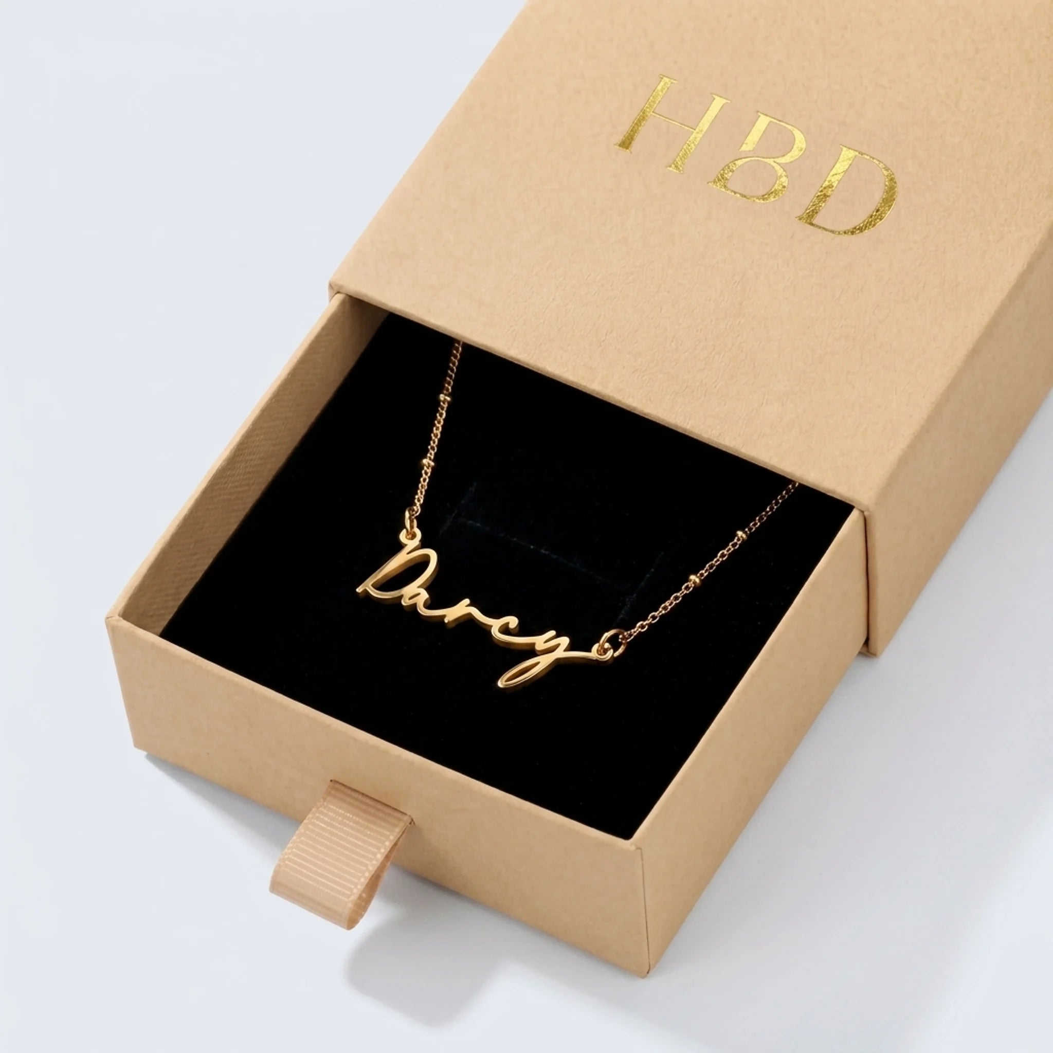 Darcy Name Necklace | 18ct Gold, Silver & Vermeil | Ready to Ship