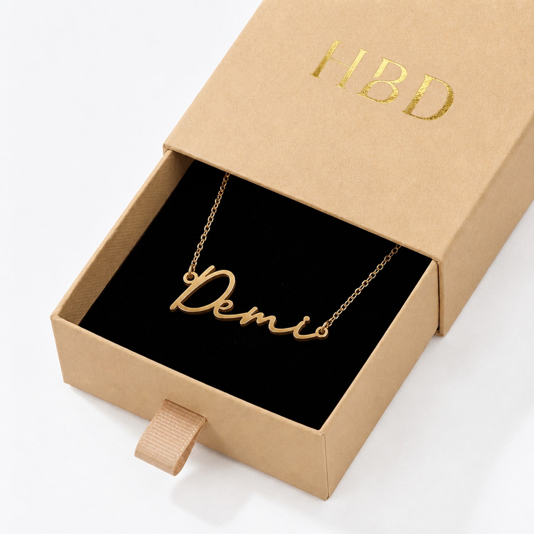 Demi Name Necklace | 18ct Gold, Silver & Vermeil | Ready to Ship