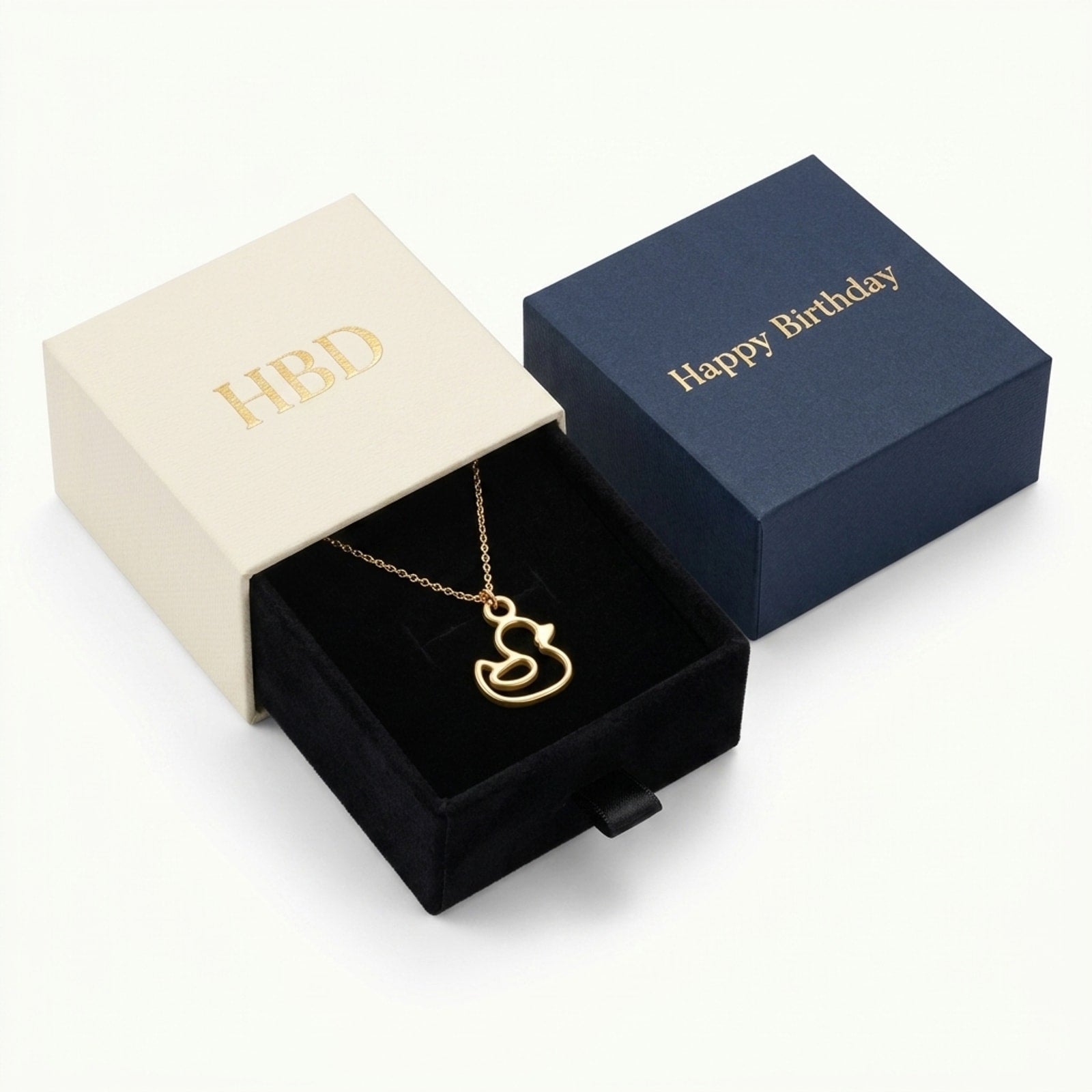 Duck Charm Necklace & Bracelet