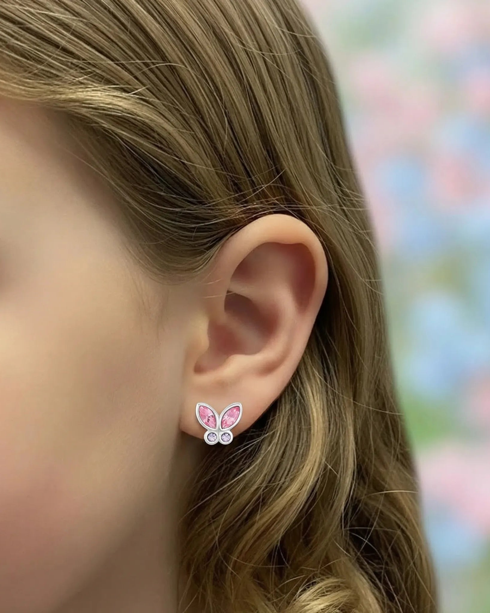 Earrings Kids butterfly studs HBD Kids butterfly studs