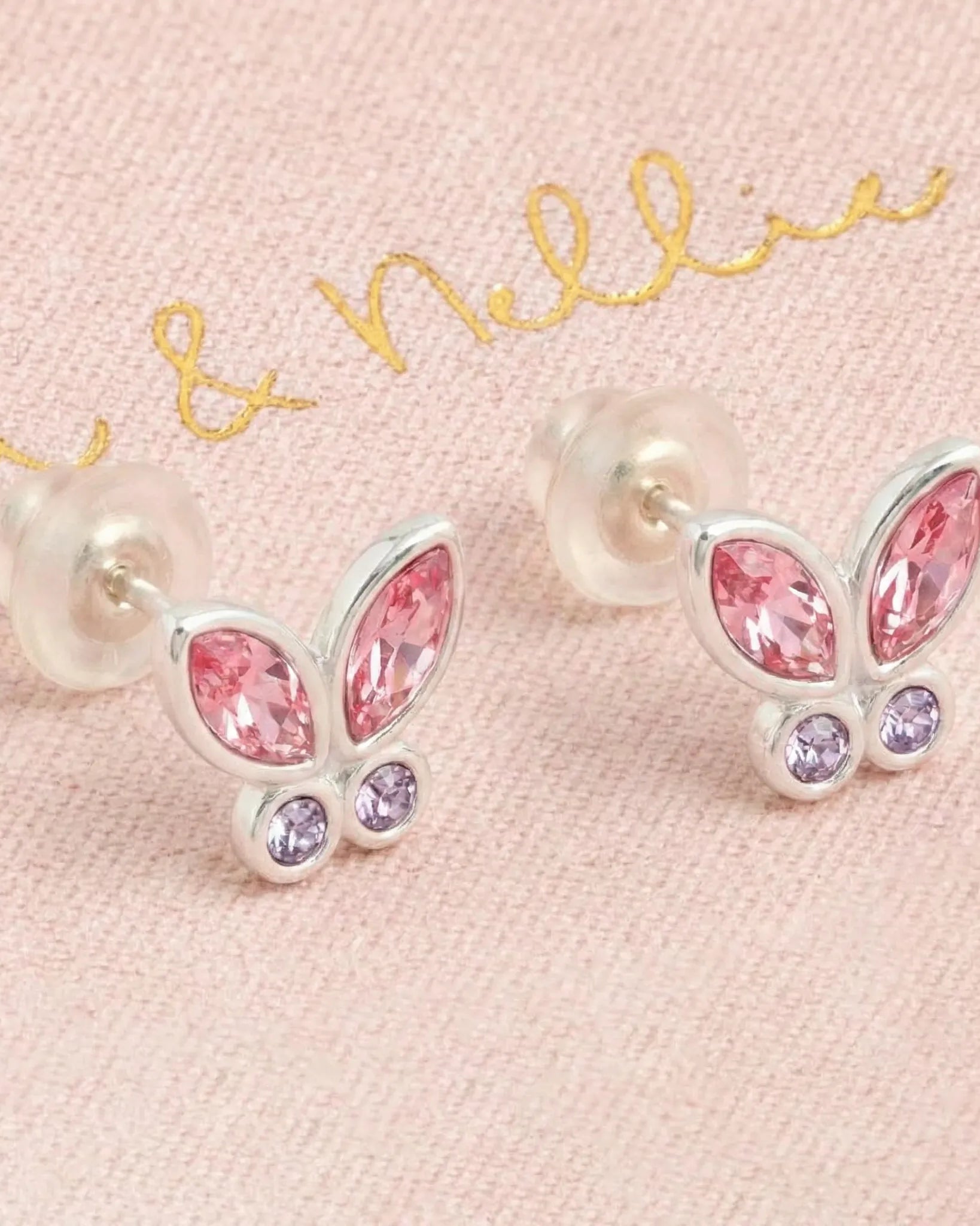 Earrings Kids butterfly studs HBD Kids butterfly studs