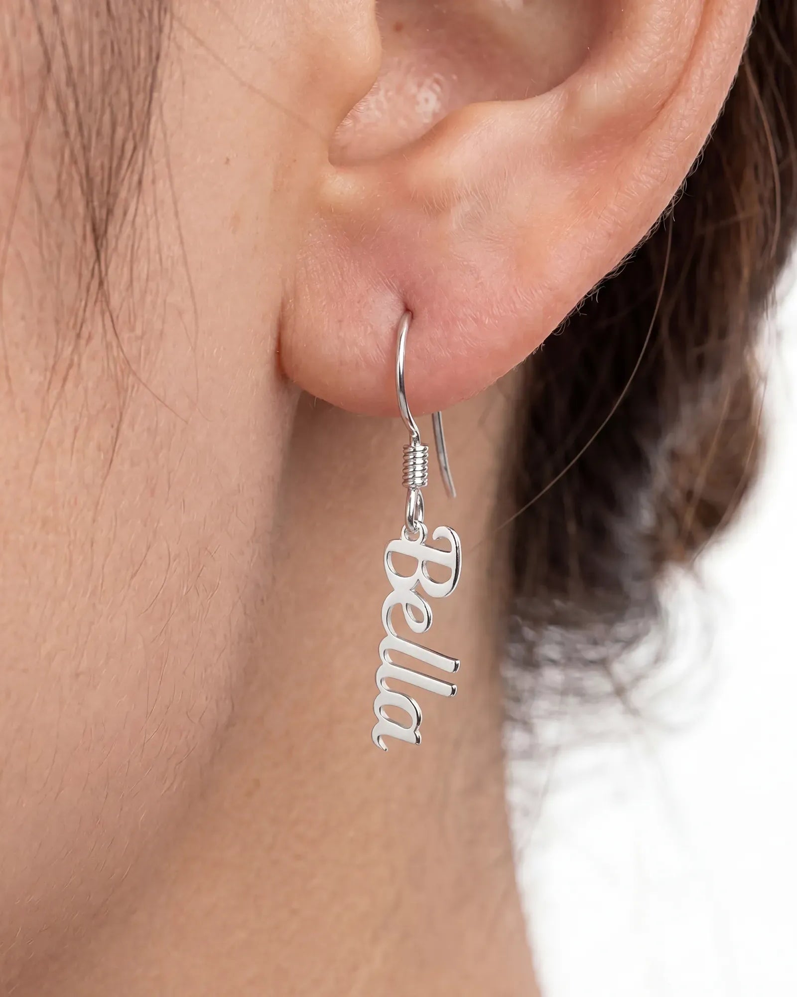 Earrings Personalised Name Earrings HBD Personalised Name or Custom Word Earrings in Gold & Silver
