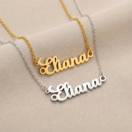 Eliana Name Necklace | 18ct Gold, Silver & Vermeil | Ready to Ship