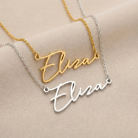 Collier prénom Eliza