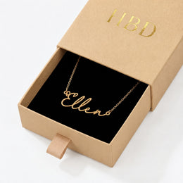 Ellen Name Necklace | 18ct Gold, Silver & Vermeil | Ready to Ship